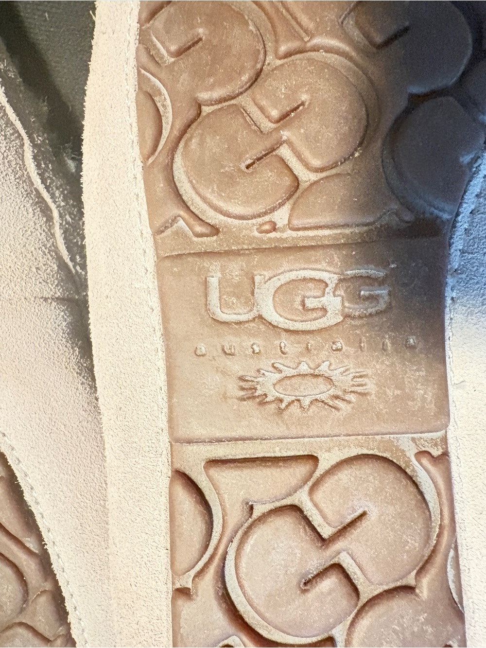 UGG Slip-On Suede Slippers in Tan